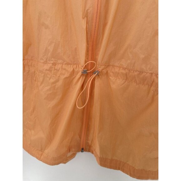 Columbia Women’s Orange 100% Nylon Sheer Jacket Sleeveless Size XL Activewear - Picture 4 of 10